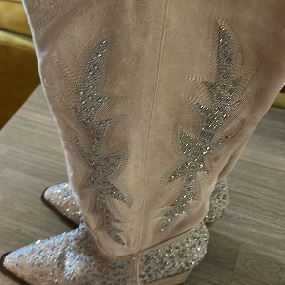 Bling Western Cowboy boots- Size 10 - Picture 5 of 11